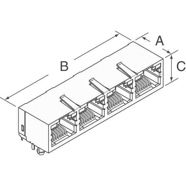 A20-432-262-903 EDAC Inc.  Jack per connettori modulari